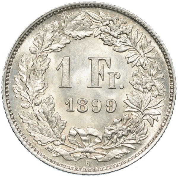 26288_1 1 Franken, 1899, unz/stgl