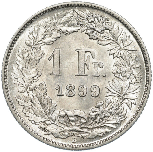26289_1 1 Franken, 1899, Stempelglanz