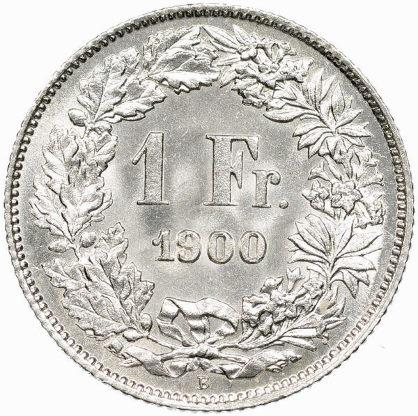 26292_1 1 Franken, 1900, unz/stgl