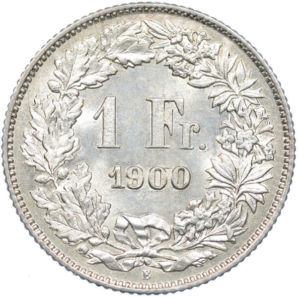 26293_1 1 Franken, 1900, Stempelglanz