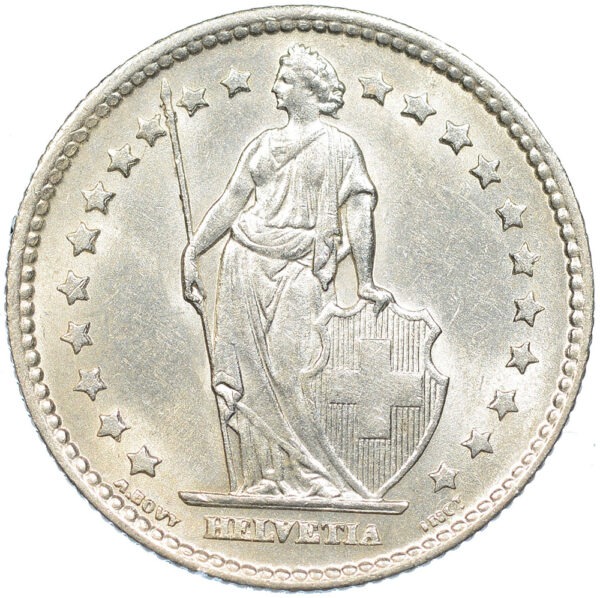 1 Franken, 1901, fast unzirkuliert