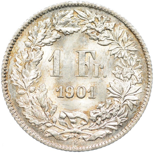 26295_1 1 Franken, 1901, unzirkuliert