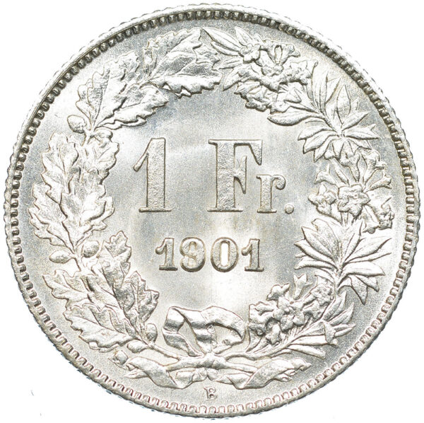 26297_1 1 Franken, 1901, Stempelglanz