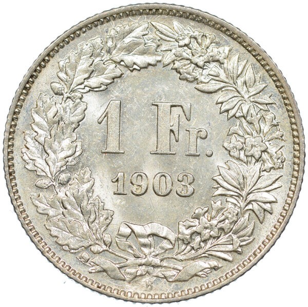 26299_1 1 Franken, 1903, unzirkuliert
