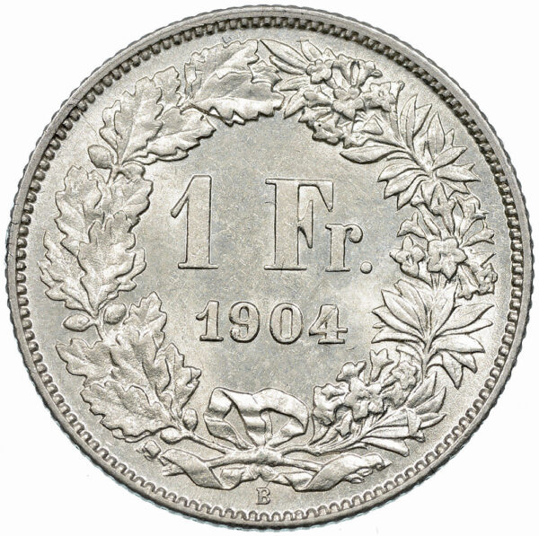26304_1 1 Franken, 1904, unz/stgl