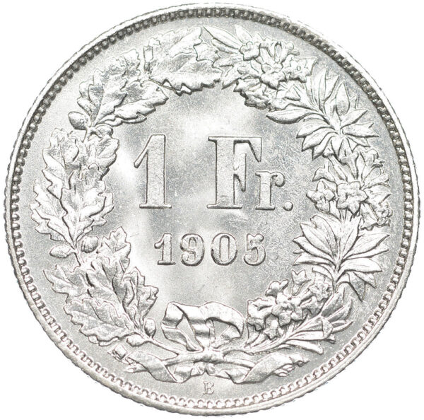 26307_1 1 Franken, 1905, fast unzirkuliert