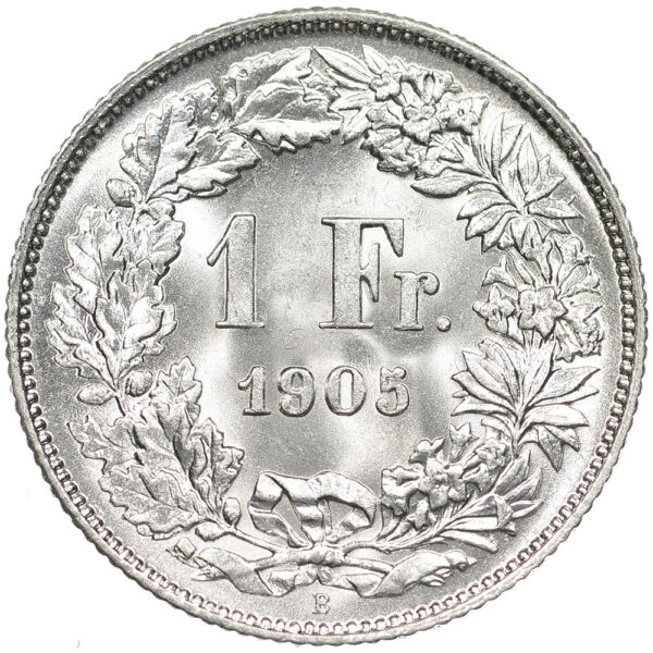 26310_1 1 Franken, 1905, Stempelglanz
