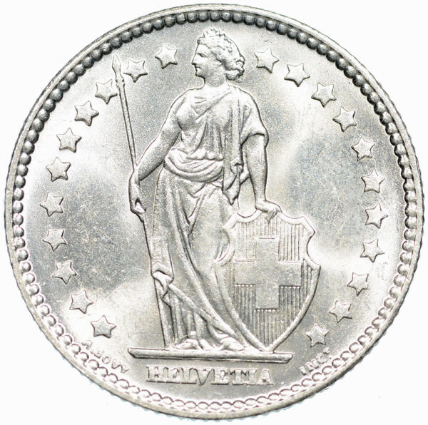 1 Franken, 1908, unz/stgl