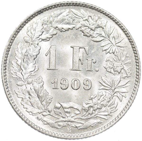 26320_1 1 Franken, 1909, unz/stgl