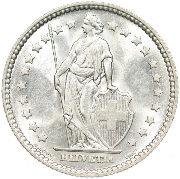 1 Franken, 1909, Stempelglanz