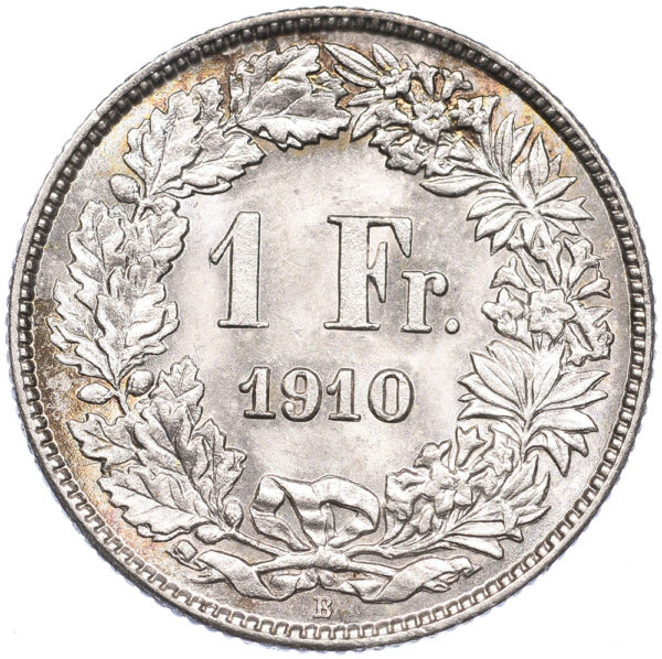 26322_1 1 Franken, 1910, unz/stgl