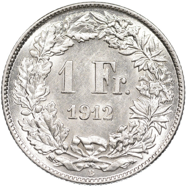 26328_1 1 Franken, 1912, unzirkuliert