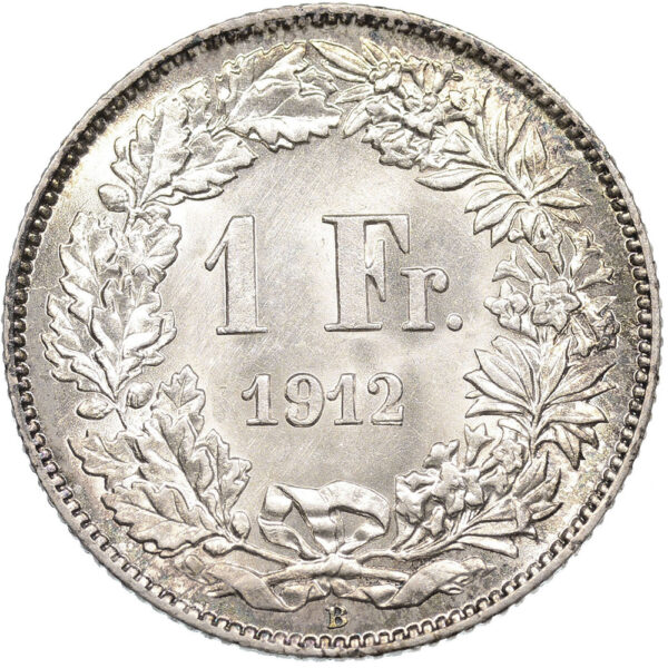 26329_1 1 Franken, 1912, unz/stgl