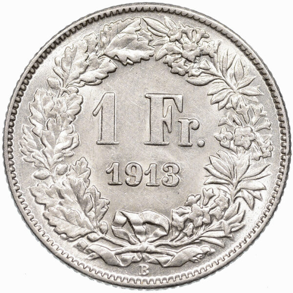 26332_1 1 Franken, 1913, unzirkuliert