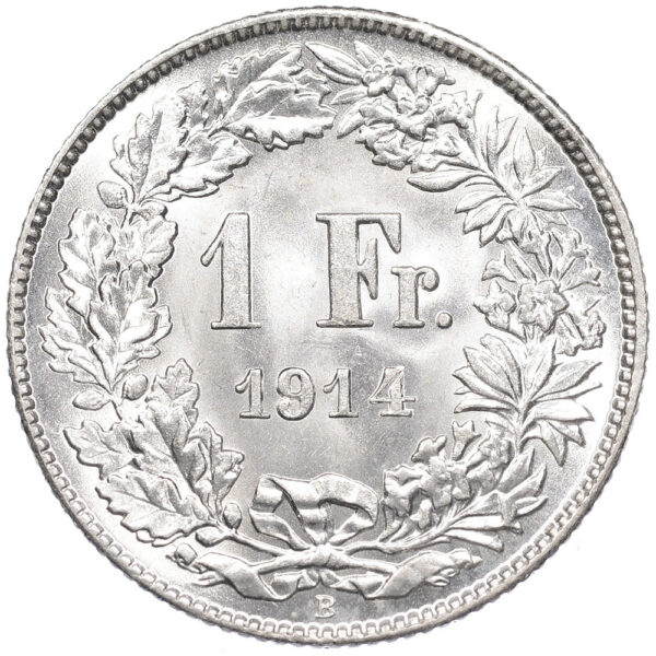 26336_1 1 Franken, 1914, Stempelglanz