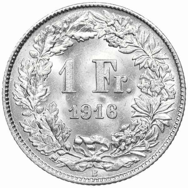 26339_1 1 Franken, 1916, unzirkuliert