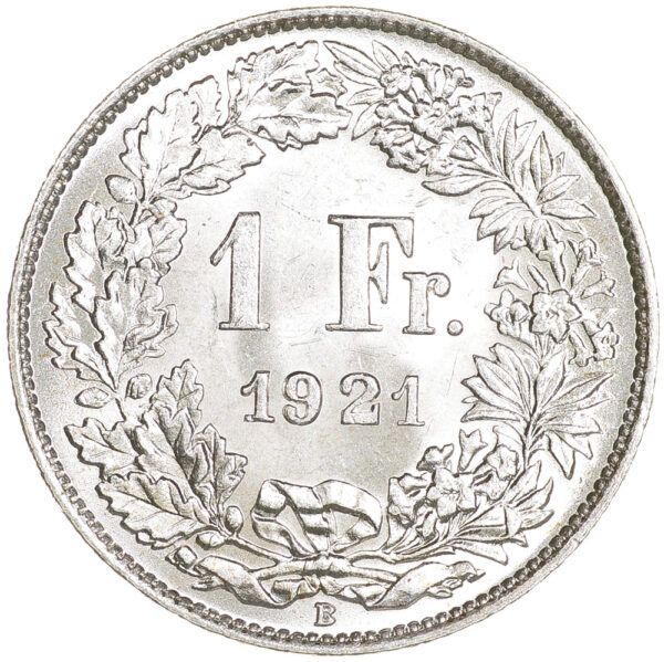 26345_1 1 Franken, 1921, unz/stgl