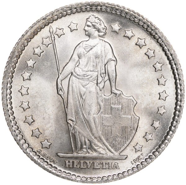 1 Franken, 1921, Stempelglanz