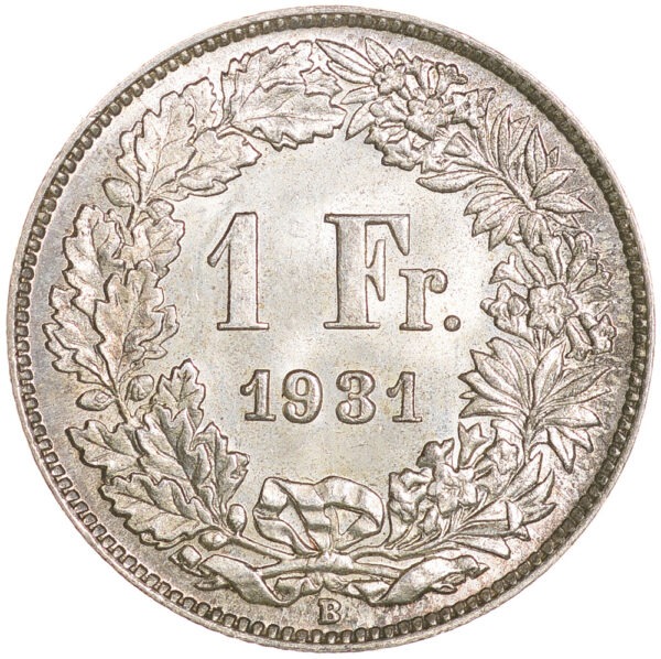 26351_1 1 Franken, 1931, unz/stgl