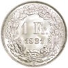 1 Franken, 1931, Stempelglanz
