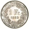 1 Franken, 1932, Erstabschlag