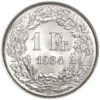 1 Franken, 1934, Stempelglanz