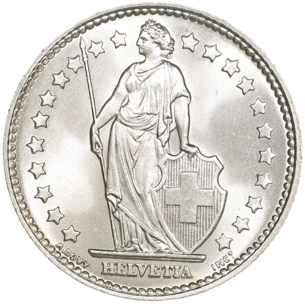 1 Franken, 1934, Stempelglanz