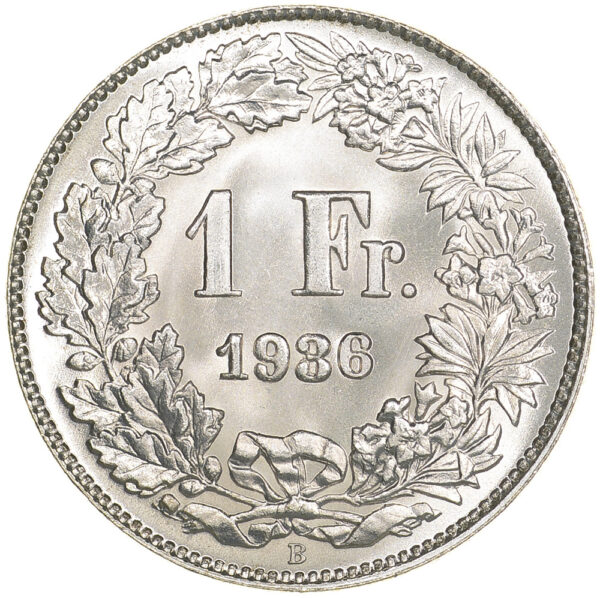 26360_1 1 Franken, 1936, Stempelglanz
