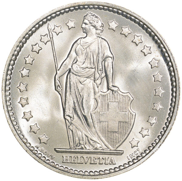 1 Franken, 1936, Stempelglanz