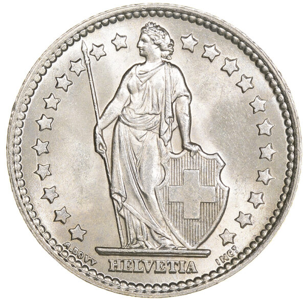 1 Franken, 1937, Stempelglanz
