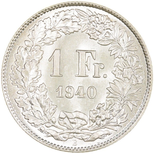 26366_1 1 Franken, 1940, unz/stgl