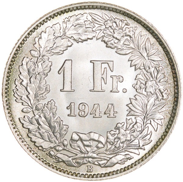 26373_1 1 Franken, 1944, Stempelglanz