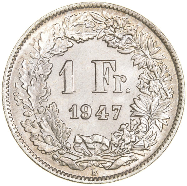 26381_1 1 Franken, 1947, unz/stgl