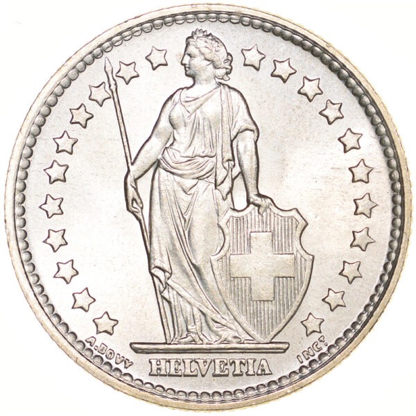 1 Franken, 1959, Stempelglanz