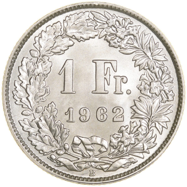 26406_1 1 Franken, 1962, Stempelglanz