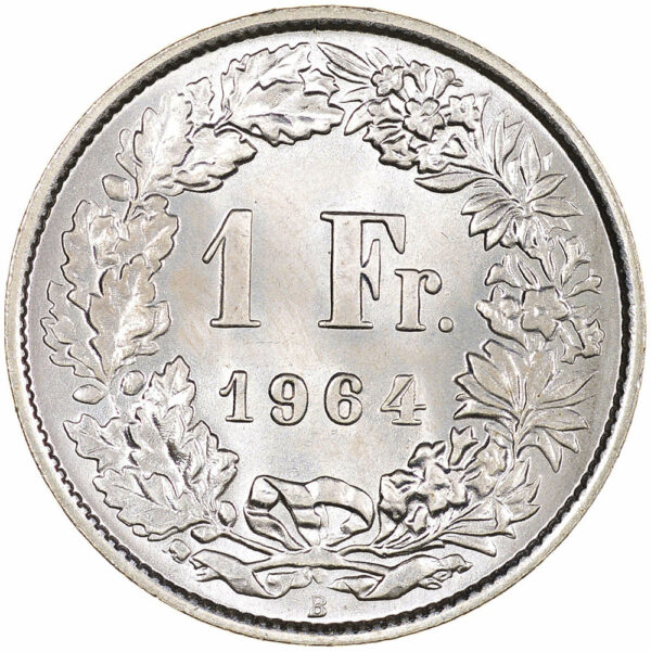 26410_1 1 Franken, 1964, Stempelglanz