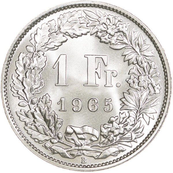 26412_1 1 Franken, 1965, Stempelglanz