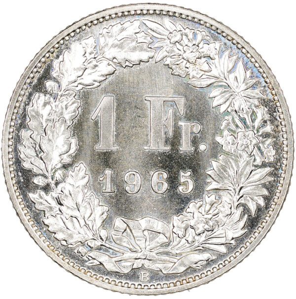 26413_1 1 Franken, 1965, Erstabschlag