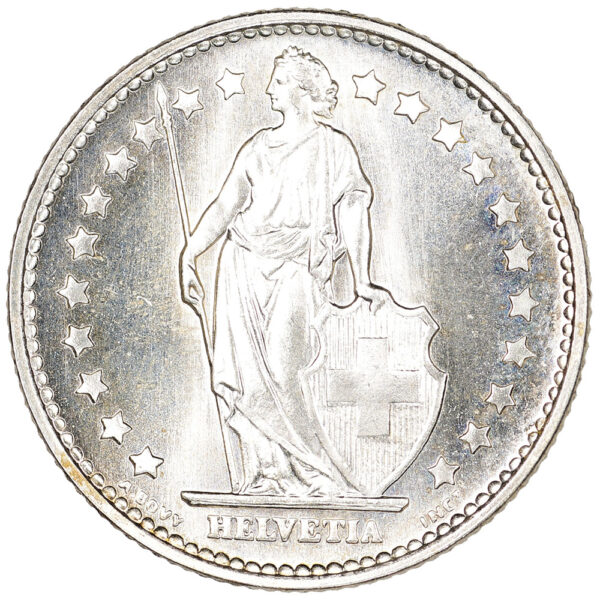 1 Franken, 1965, Erstabschlag