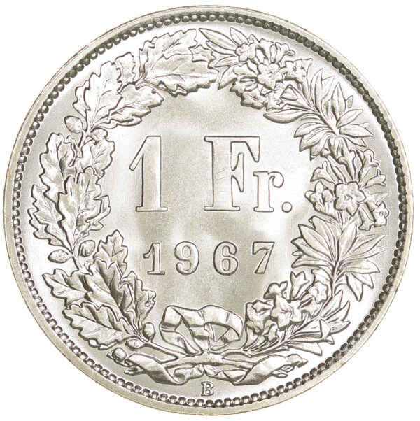 26415_1 1 Franken, 1966, Erstabschlag