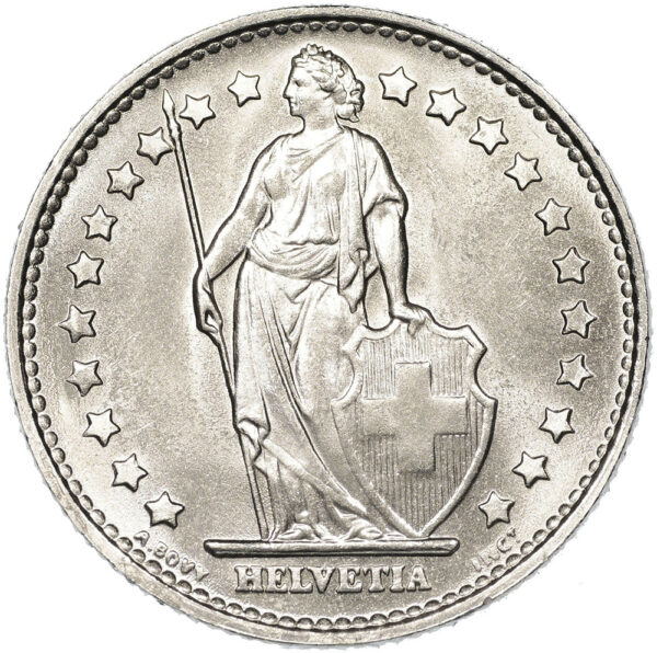 1 Franken, 1967, Erstabschlag