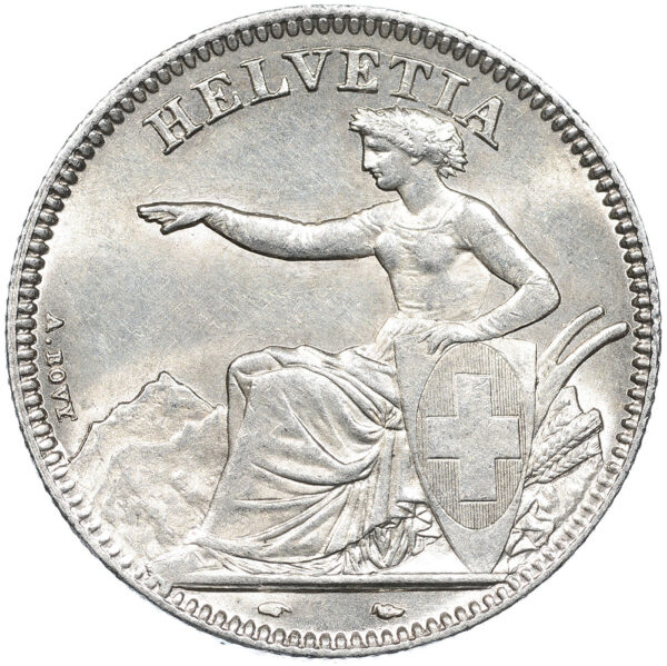 2 Franken, 1850, unz/stgl