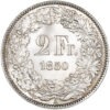 2 Franken, 1850, Stempelglanz
