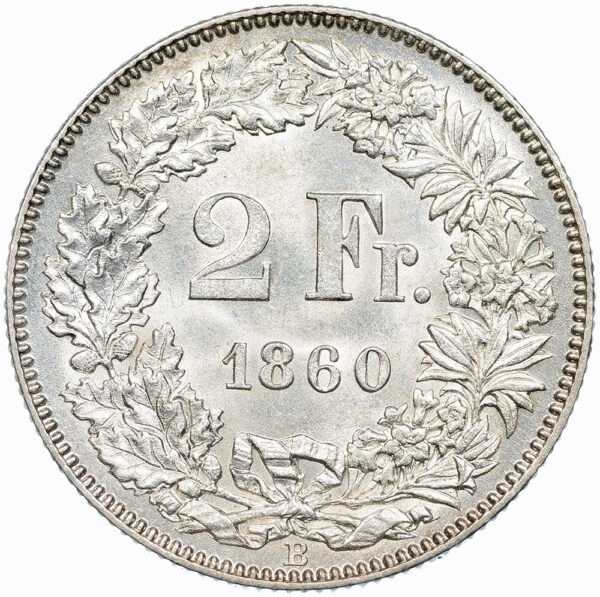 26439_1 2 Franken, 1860, unz/stgl