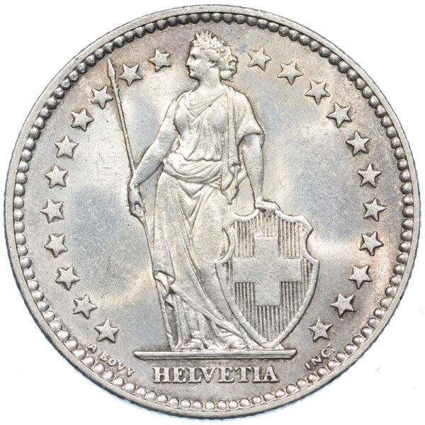 2 Franken, 1874, unzirkuliert