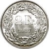 2 Franken, 1937, Stempelglanz