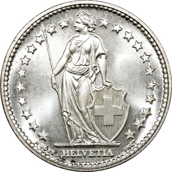 2 Franken, 1939, Stempelglanz