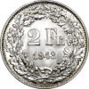 2 Franken, 1943, Stempelglanz