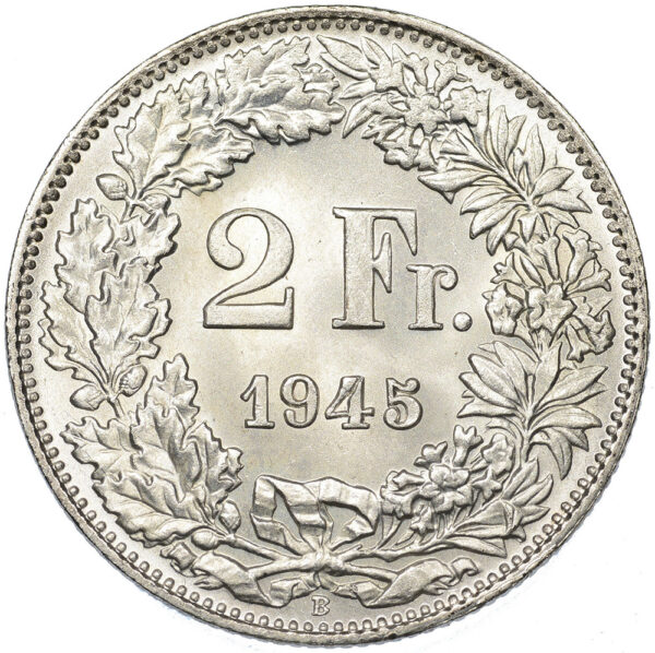 26557_1 2 Franken, 1945, unz/stgl