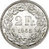 2 Franken, 1945, Stempelglanz